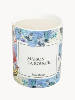 Vela perfumada artesanal Rose Rouge (cedro, gurjum y haba tonka)