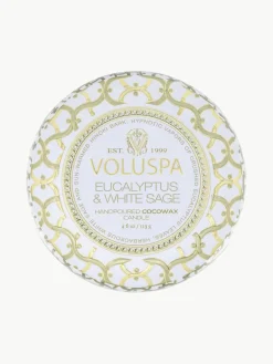 Vela perfumada artesanal Maison Blanc (eucalipto, cardamomo, salvia y corteza de hinoki)