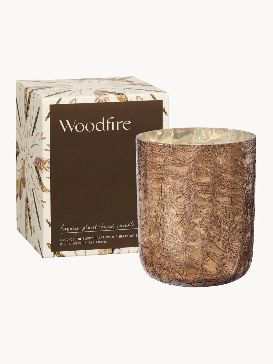 Vela perfumada Cracle (madera de cedro, gamuza & ámbar)