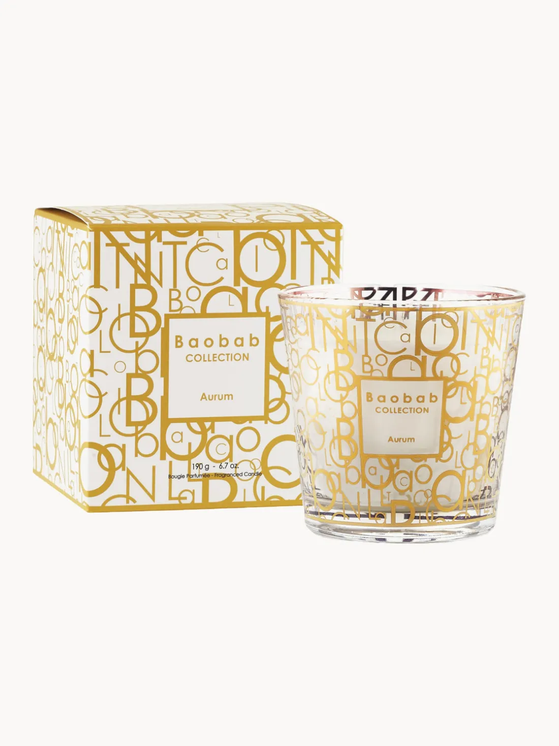 Vela perfumada My First Baobab Aurum (jazmín, gálbano y almizcle)
