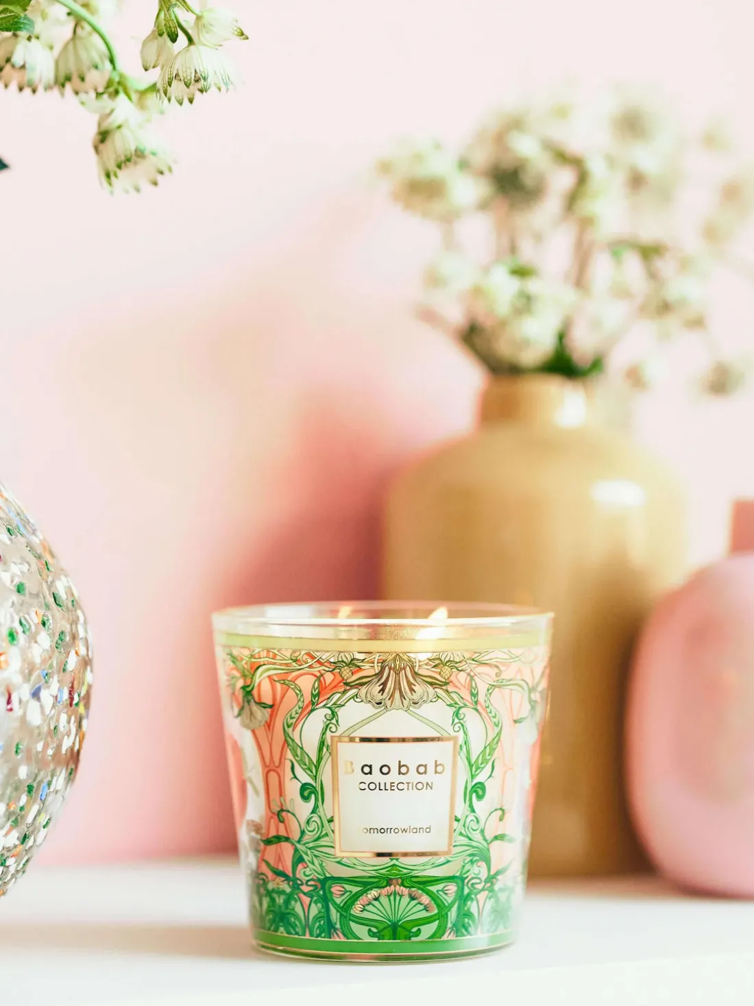Vela perfumada soplada My First Baobab Tomorrowland 2024 (pera, lirio de los valles y musgo)