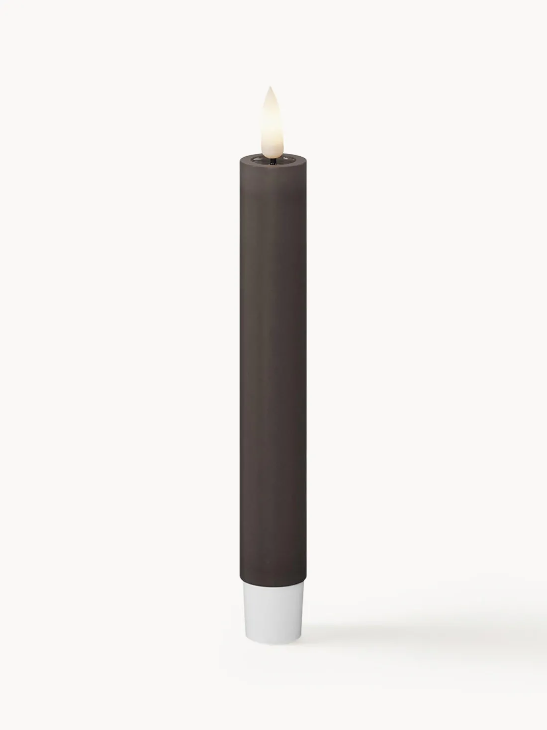 Velas cónicas LED artesanales Real Flame, 15 cm, 2 uds.