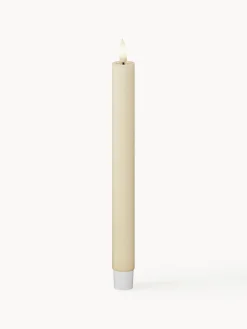 Velas cónicas LED artesanales Real Flame, 24 cm, 2 uds.