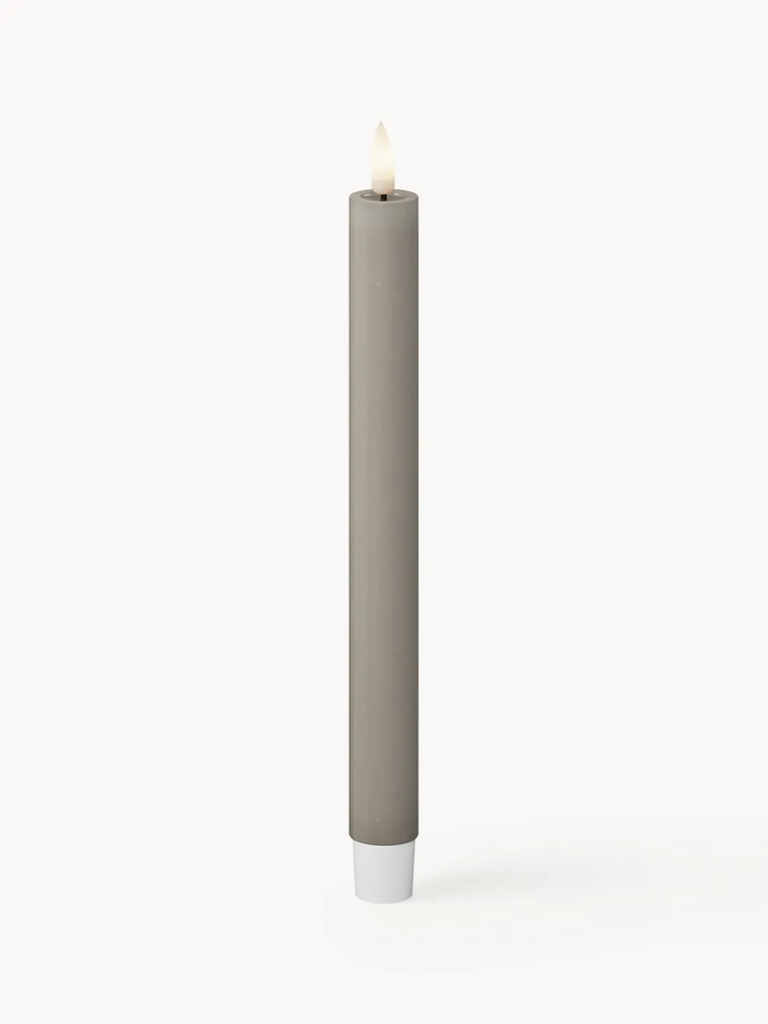 Velas cónicas LED artesanales Real Flame, 24 cm, 2 uds.