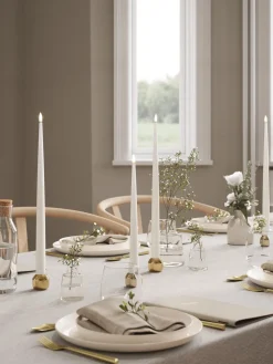 Velas cónicas LED artesanales Real Flame, 28 cm, 2 uds.