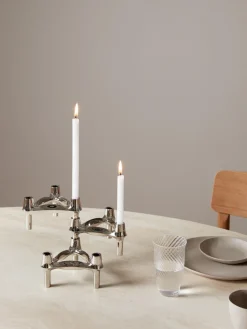 Velas cónicas Stoff Nagel, 12 uds.