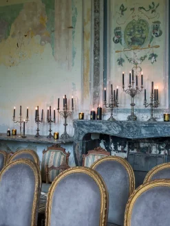 Velas para cena artesanales Madeleine, 6 uds.