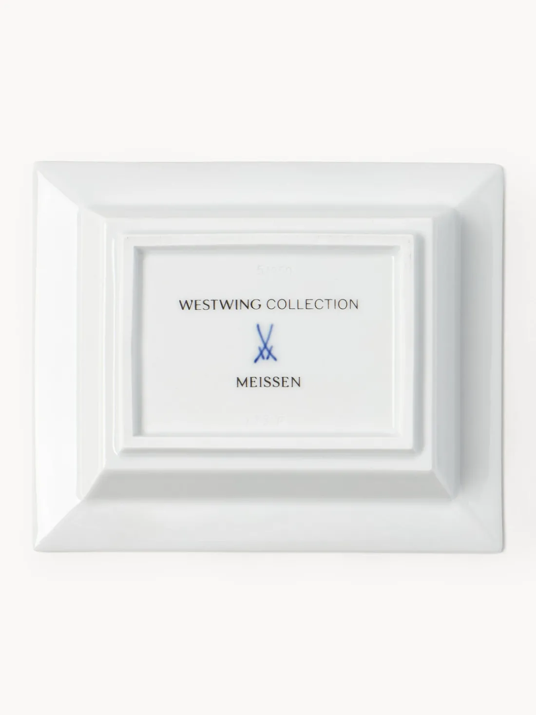 Vide-poche artesanal con motivo decorativo Westwing Collection x MEISSEN