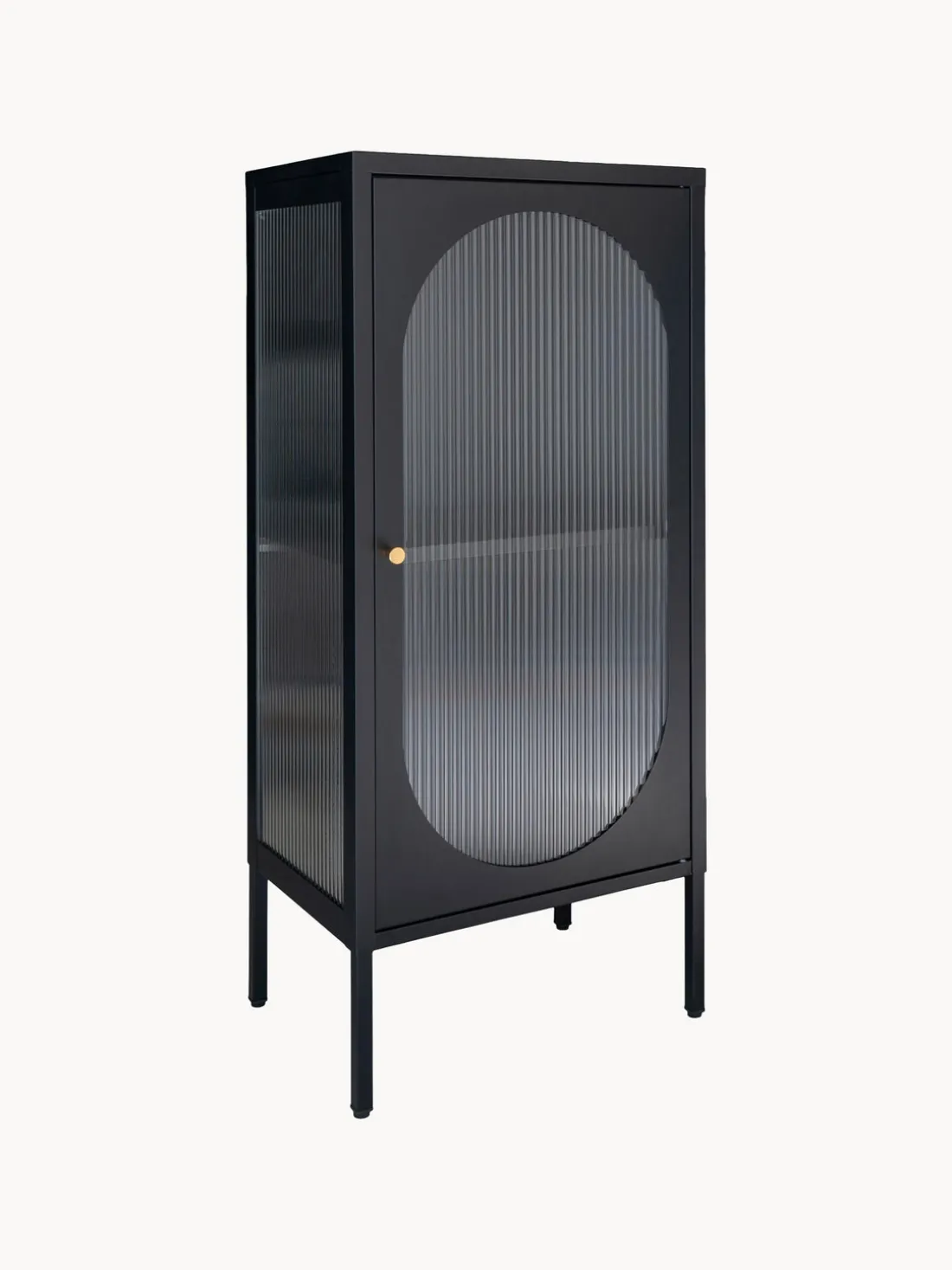 Vitrina de madera de roble con relieves Adelaide