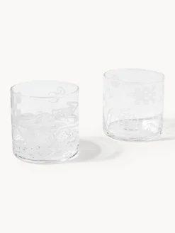 Westwing | Crosby Studios, vasos altos artesanales Cristal, 2 uds.