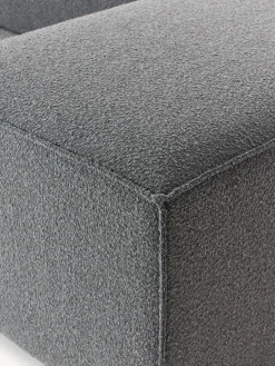 Westwing | Crosby Studios, sofá modular en tejido bouclé con reposabrazos anchos Lennon (3 plazas)