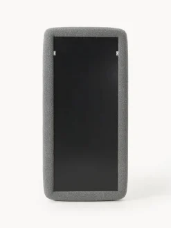 Westwing | Crosby Studios, espejo de pie con marco en tejido bouclé Glace