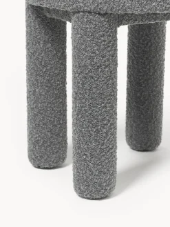 Westwing | Crosby Studios, taburete tapizado en tejido bouclé