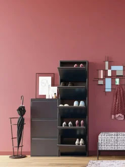 Zapatero de pared Caruso, puertas abatibles