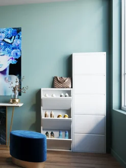 Zapatero de pared Caruso, puertas abatibles