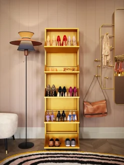 Zapatero de pared con compartimentos plegables Caruso