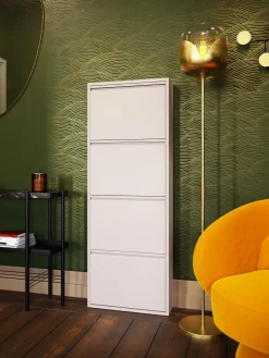 Zapatero de pared con compartimentos plegables Caruso