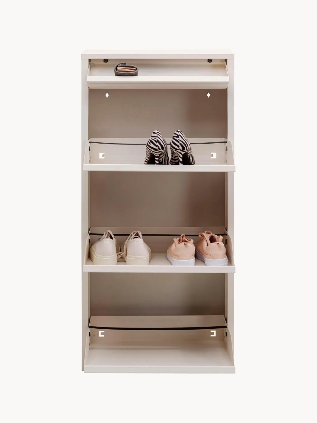 Zapatero de pared con compartimentos plegables Caruso