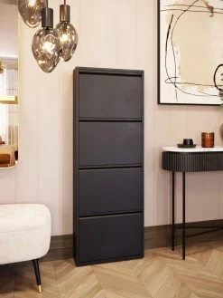 Zapatero de pared con compartimentos plegables Caruso