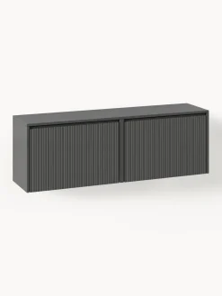 Zapatero de pared con puertas abatibles y frente acanalado Shea